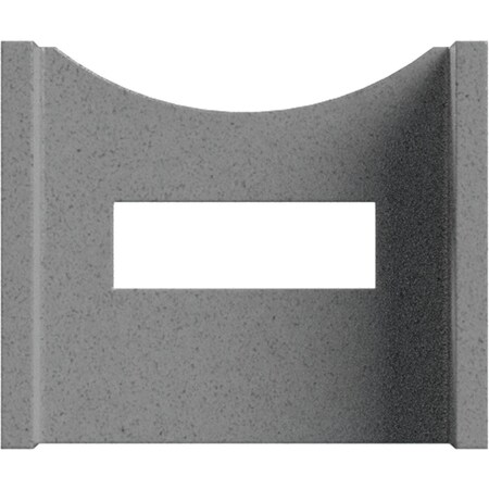 Ekena Millwork Barnfold Fixed Hanger Stop, Flint Gray GB6007MSFG
